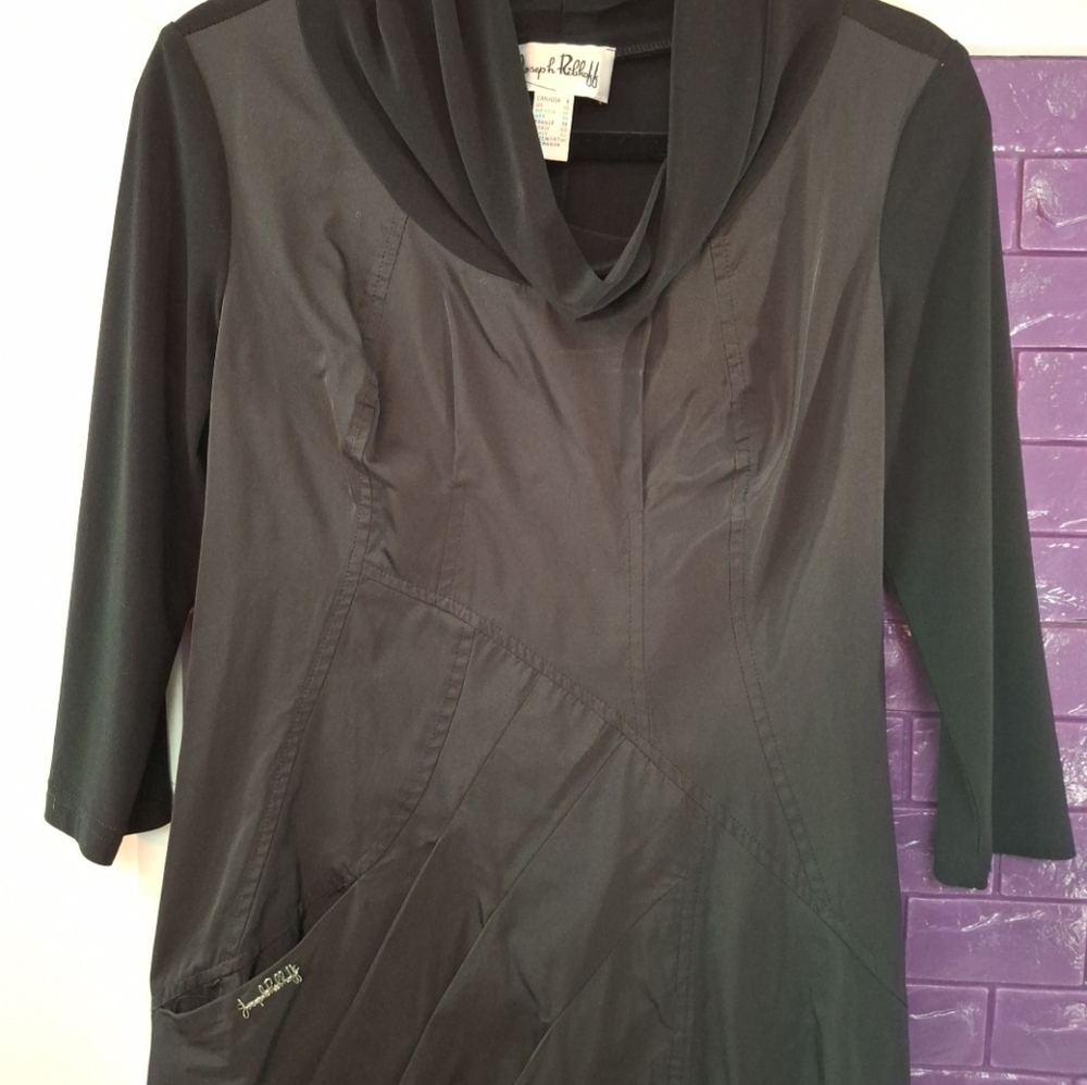 Joseph Ribkoff black dress size 8 - Picture 2 of 9